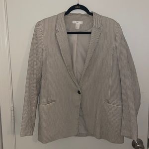 Pinstriped Blazer (Size 12)